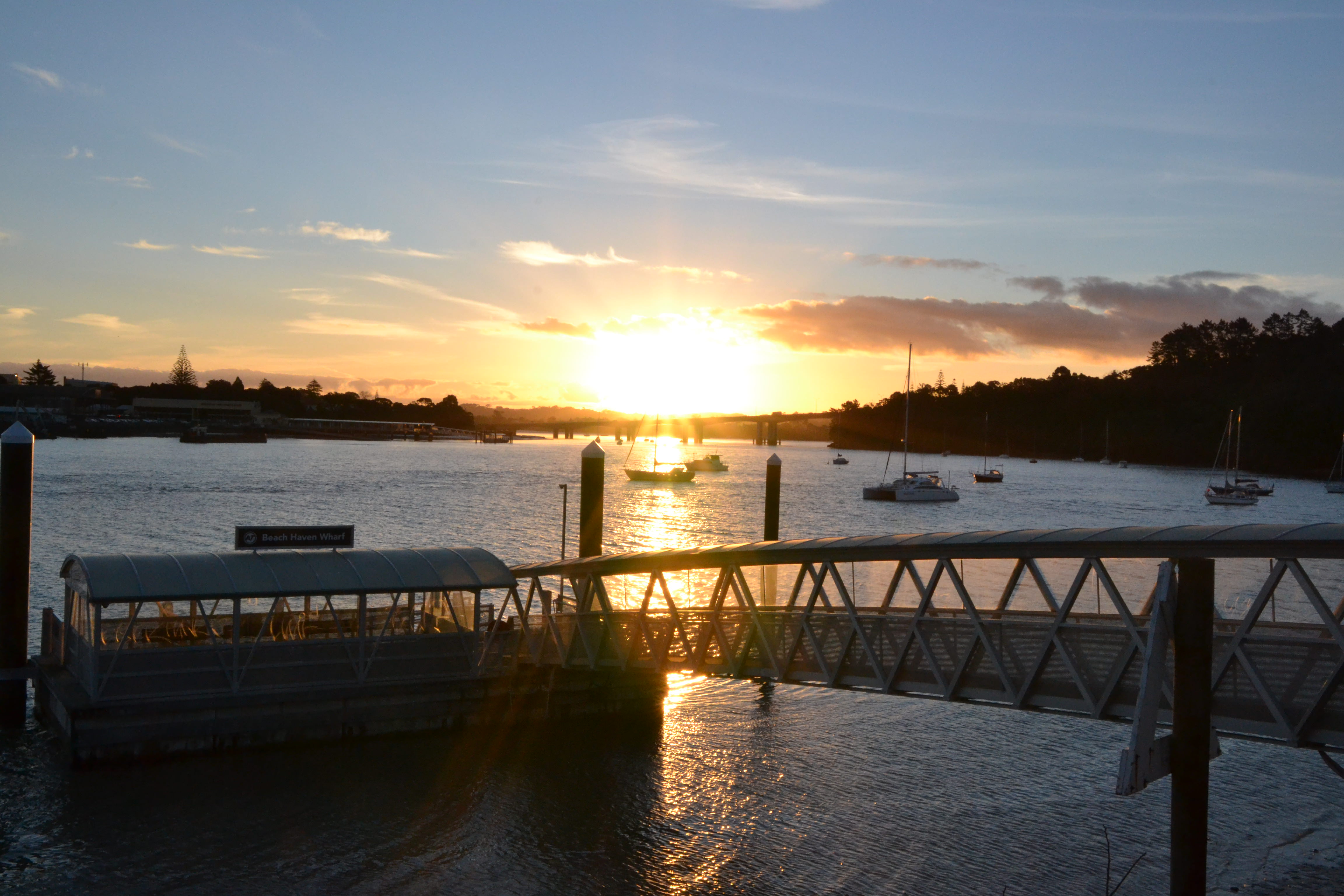 Sunset at Birkenhead