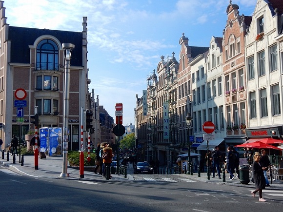 ブリュッセルの街並み