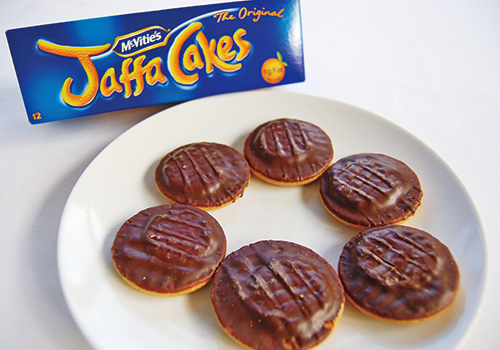 オレンジジャムとチョコの組み合わせが絶妙の「Jaffa Cakes」